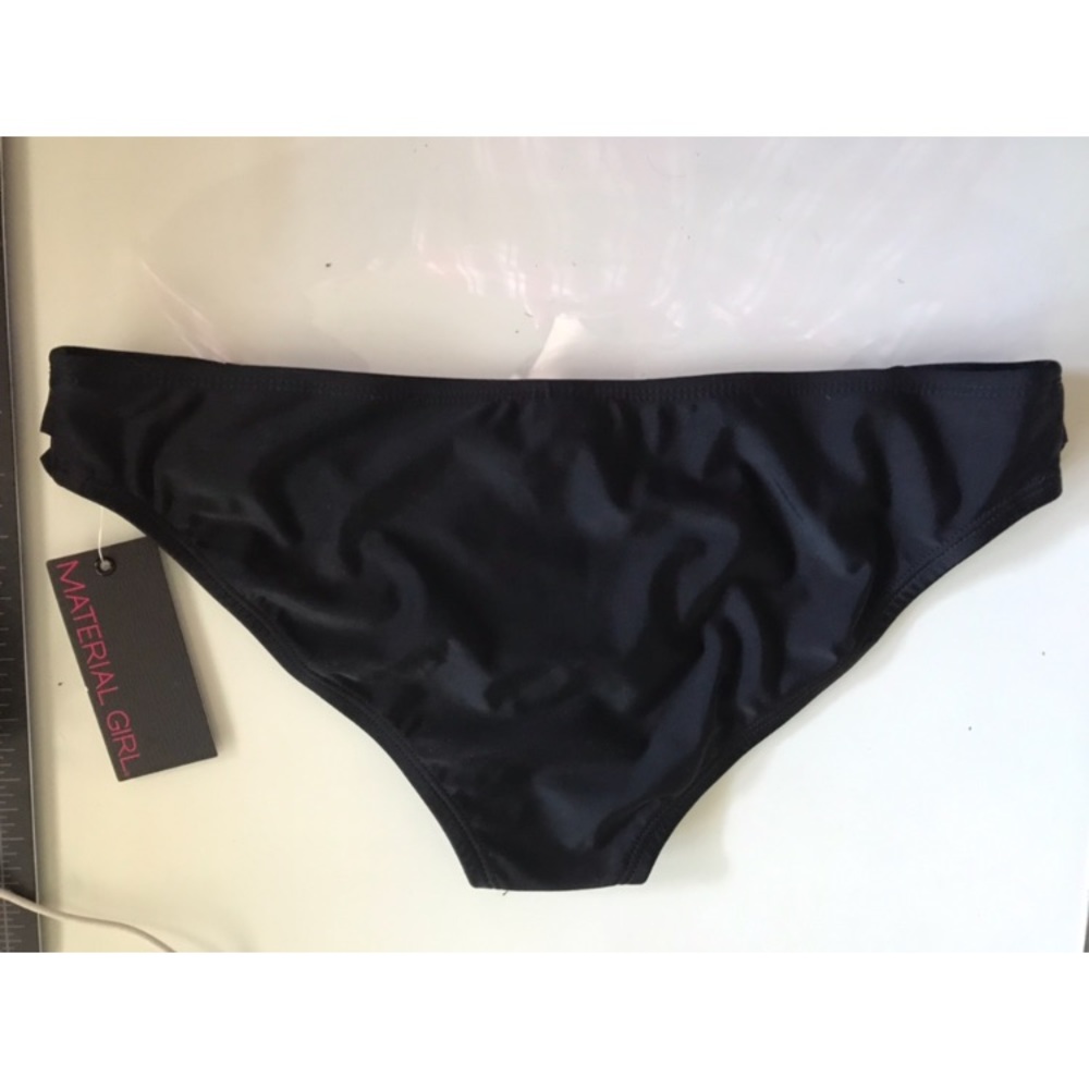 NEW Material Girl New bikini bottoms studded L - Picture 3 of 6